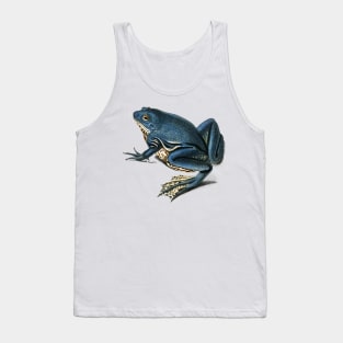 Blue Frog Hand drawn Tank Top